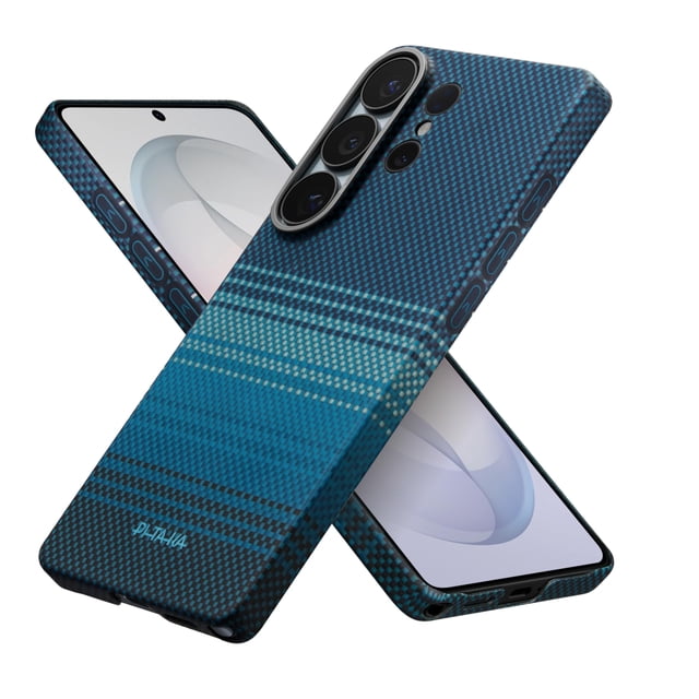 Funda delgada de fibra de aramida pitaka para S26 Ultra de 6,9"