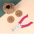 thumbnail image 4 of YSTIANN Single Hole Punch Set, 1/4 & 1/8 Inch Hole Size, Compact Handheld Puncher for Paper Crafts, DIY & Office Use, 2 Pack WJ85-583, 4 of 6