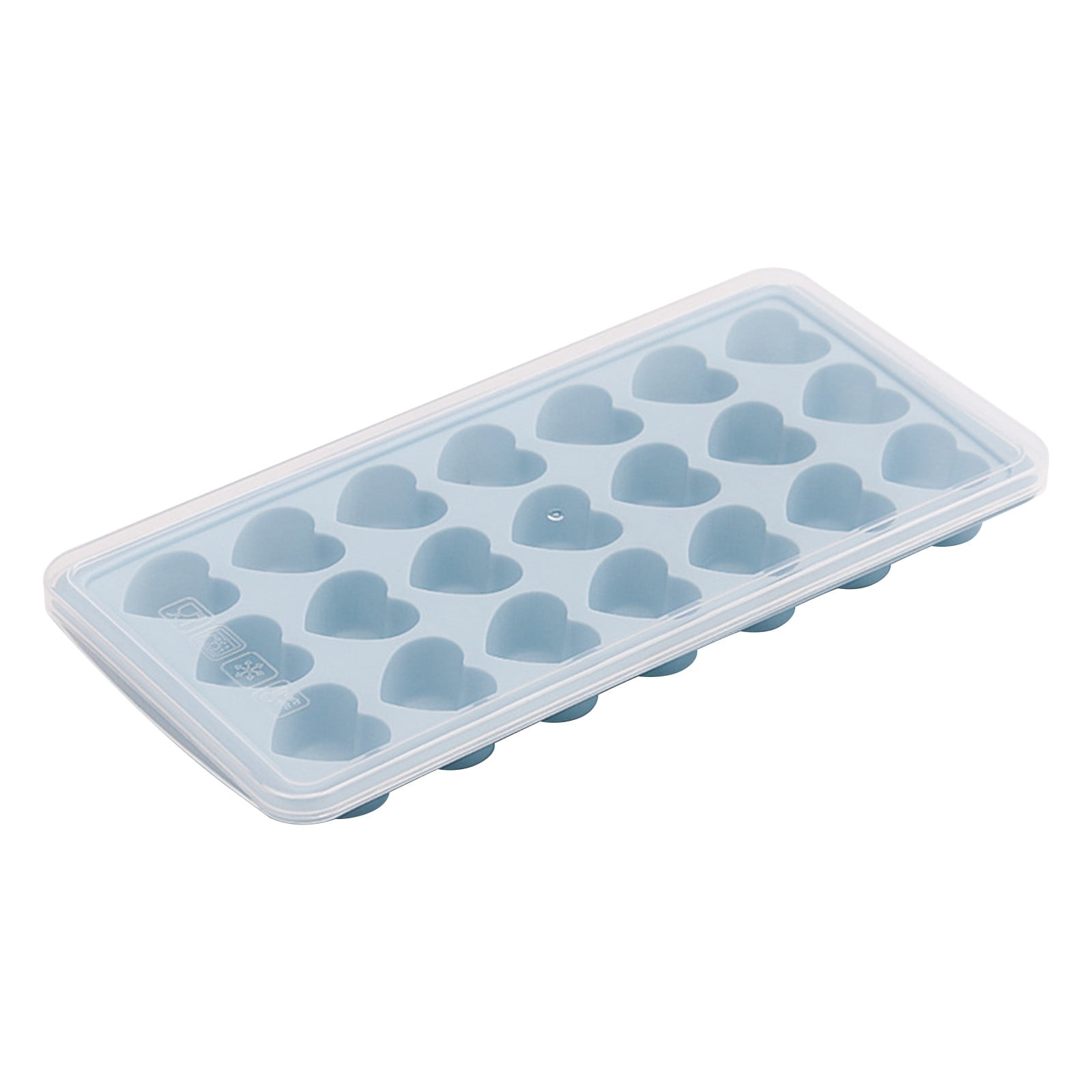 SDJMa HeartShaped Ice Cube Trays Silicone Heart Ice Cube Tray with