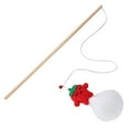 thumbnail image 2 of SPRING PARK Cartoon Fruit Animal Doll Teaser and Exerciser for Cat and Kitten - Cat Toy Interactive Cat Wand with Bell, 2 of 7