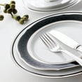 thumbnail image 4 of Noritake Austin Platinum Set of 4 Scalloped Accent Plates, 4 of 7