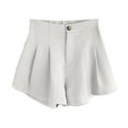 thumbnail image 4 of Youmylove Casual Shorts for Women Elastic High Waisted Wide Leg Flowy Shorts Pleated Dressy Summer Shorts Casual Loose Beach Shorts, 4 of 4