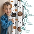 thumbnail image 3 of Blackout Kids Curtains,Halloween Pumpkin Star Pattern Childrens Insulated Curtains Set Of 2,Bedroom Essentials,Toddler Room Decor 52"x63", 3 of 5