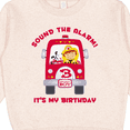 thumbnail image 3 of Inktastic Fire Truck 3rd Birthday Boy Toddler Sweatshirt, 3 of 4