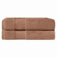 thumbnail image 2 of Superior Aria Turkish Cotton 2-Piece Bath Sheet Set, Ultra Soft Heavyweight Towels, Taupe, 2 of 6