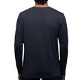 thumbnail image 2 of Playera Manga Larga Para Hombre De Algodón Pima y Tela Spandex Unbranded Co Long Sleeve Crew Neck Stormy Gray 2XL, 2 of 6