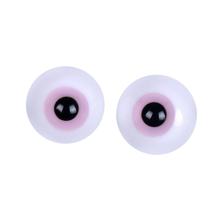 HEALLILY 50pcs Fake Eyeballs Eyes for Crafts Eyeballs for Crafts Wiggle  Eyes Doll Eyes Realistic Eyeballs Eye Balls for Crafts DIY Eyes Fake Eyes  Fake