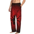 thumbnail image 2 of Balery Spider on the Web print Men's Pajama Pants,Ultra Lightweight Pjs,Lounge Pant-Small, 2 of 9