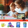 thumbnail image 7 of Piano Potato Water Marbling Paint Art Kit for Kids - DIY Hydro-Dip Craft Set with 8 Vibrant Paints, 10 Art Sheets & Display Frame - STEM Gift Ages 6-12, 7 of 7