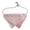 Pink, variant on JOLLGII Custom Embroidered Name Striped Pet Bandana, Adjustable Drawstring Triangle Bib for Cats & Small Dogs, Soft Polyester Drool Scarf(M,Yellow)