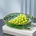 thumbnail image 2 of WRKEKC Clearance Diamond-Pattern Plastic Vegetable Tray - Drainable Kitchen Produce Basket (24x24x6.5cm), 2 of 7