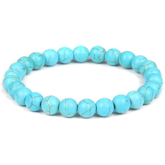 GXCZ Bracelets for Women Men Handmade Bracelet Natural Crystal Wrist Balance,Yellow Stone,19cm
