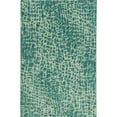 thumbnail image 6 of 8' Teal Machine Woven UV Treated Animal Print Indoor Outdoor Round Area Rug, 6 of 6