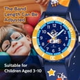 thumbnail image 5 of A ALPS Kids Watch Cartoon Kids Analog Watch for Boys Girls Learning Time Watches with Silicone Band Waterproof Watch Gift for Kids Age 4-12, 5 of 7