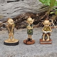 thumbnail image 3 of Top Collection Miniature Fairy Garden and Terrarium Statue, Garden Pixie Elf Hugging Frog, 3 of 3