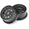 thumbnail image 2 of HPI 104971 Tr-10 Rear Wheels Black 120x65mm/-10mm Offset (2), 2 of 2