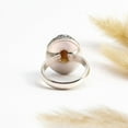 thumbnail image 5 of Handmade Honey Quartz Gemstone Ring 925 Sterling Silver Ring Oval Cut Yellow Crystal Statement Jewelry Ring Size US 10, 5 of 7