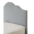 thumbnail image 3 of Wallace & Bay Kirby Upholstered Platform Bed - King - Light Gray, 3 of 6
