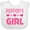 AA-White, variant on Inktastic Poppop Girl Granddaughter Girls Baby Bib