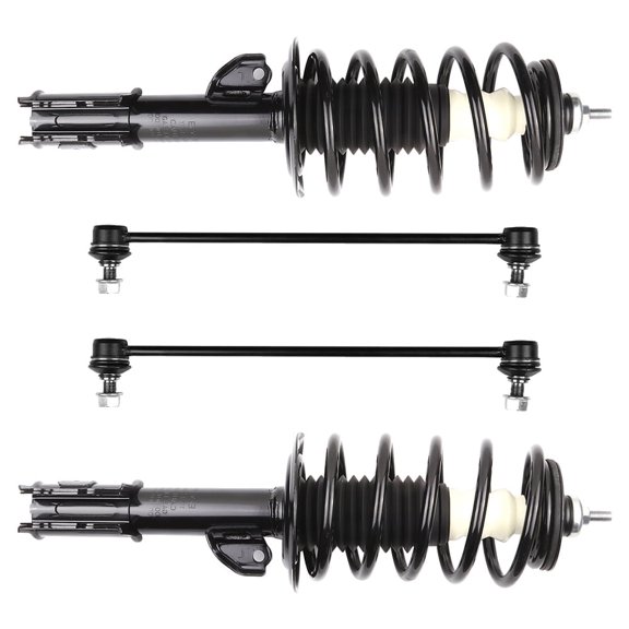 SCITOO 172288 172289 K80879 Front Strut Spring Assembly Stabilizer Bar Link Fits 2012 2013 2014 2015 for Toyota Prius C