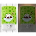 thumbnail image 2 of Caroline's Treasures BB8807CNL Sushi Bowl Ceramic Night Light, 6x4x3", multicolor, 2 of 2