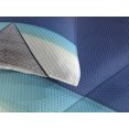 thumbnail image 3 of Ambesonne Hawaii Quilted Coverlet 3 Pcs, Wooden Path into Ocean, Queen Size, Navy Turquoise Cream, 3 of 4
