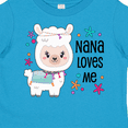 thumbnail image 4 of Inktastic Nana Loves Me Cute and Happy Llama Boys or Girls Toddler T-Shirt, 4 of 5