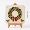 thumbnail image 3 of Christmas Sea Glass Art Kit, DIY Sea Glass Set with Wooden Easel, Festive Holiday Craft Supplies for Beginner-Friendly Handmade Christmas Decorations and Home Decor, 3 of 6