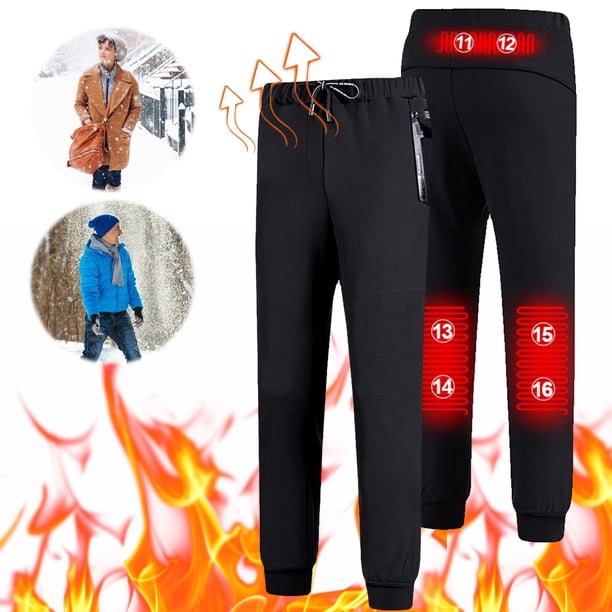 Pantalones Motocicleta Térmica Deportiva Calientes Calefactores Al Aire Libre Calefacción Invierno 16 Zonas USB para Hombres Mujeres