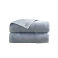 thumbnail image 2 of Modern Threads Aircloud 2-Pack Cotton Adult Bath Sheet, Blue, 2 of 2