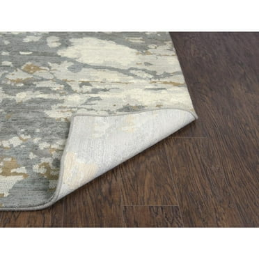 Alora Decor Essential 5' x 8' Abstract Gray/Ivory Hybrid Area Rug
