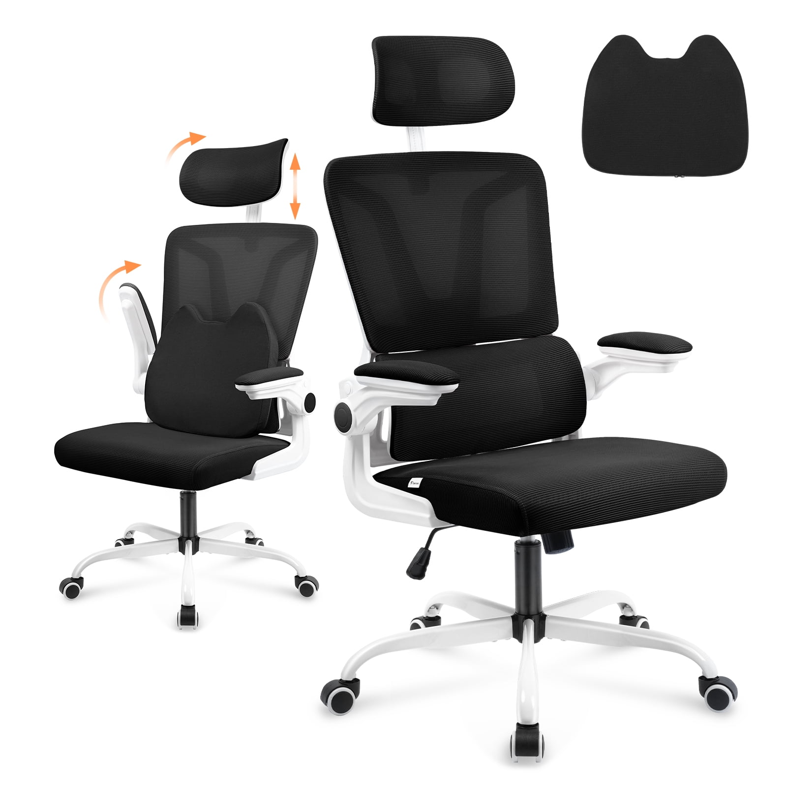 Soontrans Ergonomic Mesh Office Chair, High Back Desk Chair with Lumbar