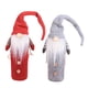 thumbnail image 1 of 2 fundas para botellas de vino navideñas, fundas para botellas de vino y champán para decorar la mesa de Navidad (Hombre del bosque gris + Hombre del bosque rojo), 1 of 6