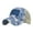 Blue, variant on Men & Women solid embroidered mesh baseball cap, Breathable personalized outdoor Sun Hat