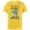 Yellow, variant on Disney and Pixar’s Toy Story Buzz & Jessie Feliz Navidad - Short Sleeve Cotton T-Shirt for Adults - Customized-Black