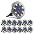 thumbnail image 1 of asddcavvf Selling Recommendation Outdoor Solar LED Stainless Steel Underground Lights Patio Lights Optimal Road Garden Ground Lamp Shades for Floor Lamps Rice Lights Battery Operated Reading Lamp for, 1 of 8