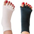 thumbnail image 1 of PinesC Toe Separator Socks Yoga Sports Gym Health Massage Foot Alignment Socks, 1 of 5
