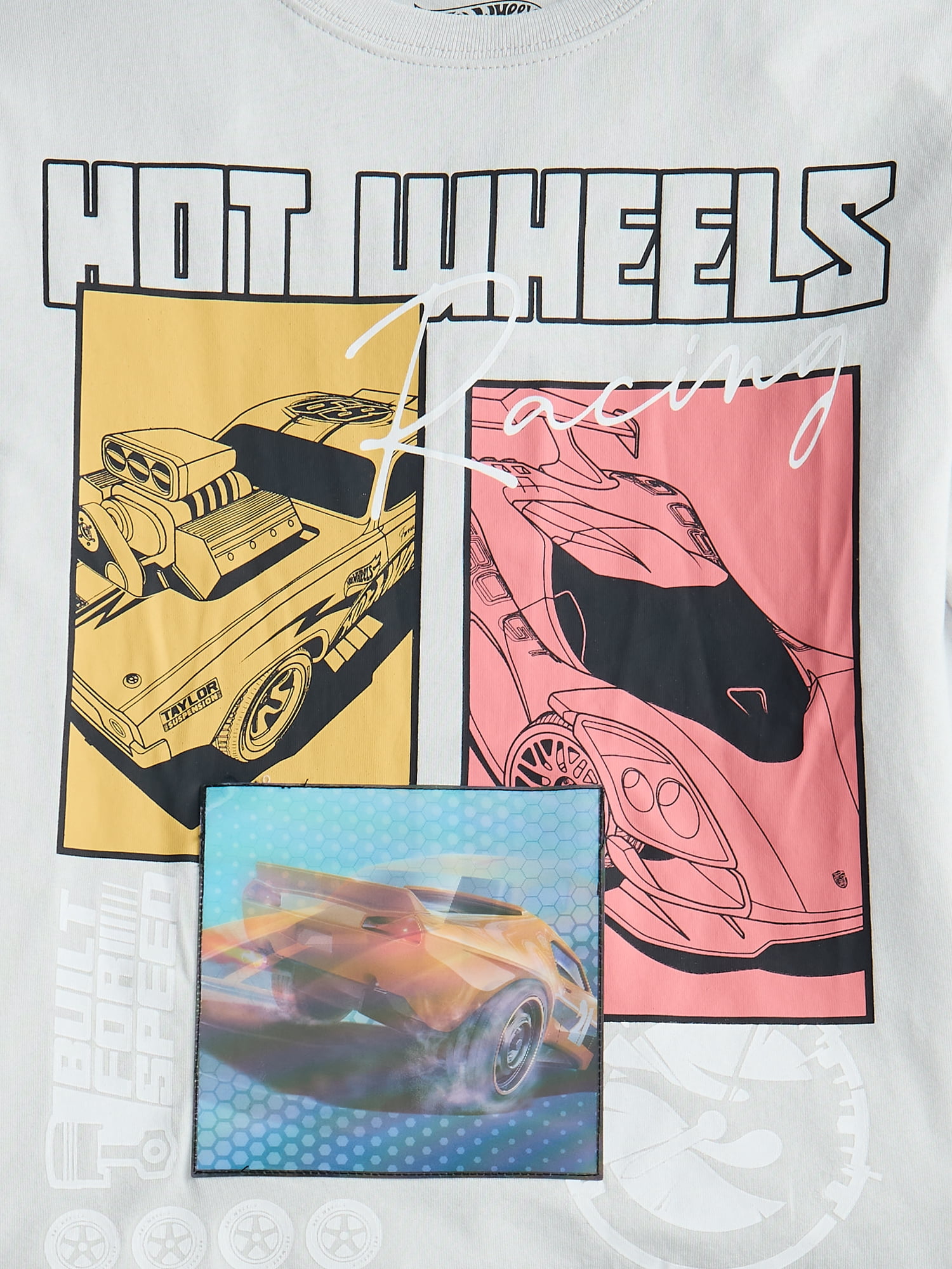 Hot Wheels Boys Graphic Tee and Shorts Set, 2-Piece, Sizes 4-18