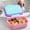 Multicolor, variant on Lenkho Lightweight Divided Lunch Box, Reusable Food Storage Container, Easy to Clean & Durable, 3 Compartment Container for Meal Prep, Work, School, Office