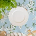 thumbnail image 3 of Daisy Tablecloth, Blue Floral Rectangle Tablecloth, Sunflower Tablecloth, Spring Summer Waterproof Wrinkle Free Durable Rectangle Tablecloth For Rectangle Tables 60 X 84, 60 X 102, 60 X 120 Inch, 3 of 6