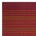 thumbnail image 5 of SAFAVIEH Montauk Ben Striped Soft Braided Cotton Area Rug, Orange/Red, 9' x 12', 5 of 7