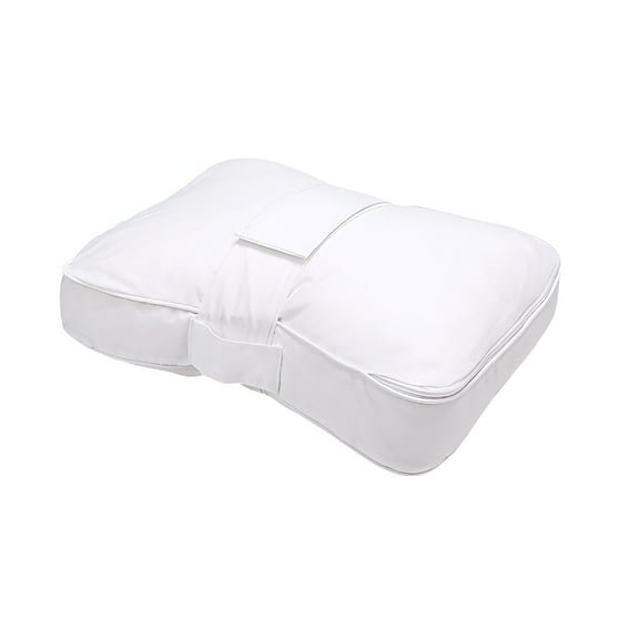 LAMIRO Orthopedic Knee Pillow,Leg Support Cushion with Straps for Sleeping,Breathable Nylon,Ergonomic Design for Hip,Leg,Knee Pain Relief,Detachable Easy-Wash Cover,13.39X9.45X2.76 In,1 Pack