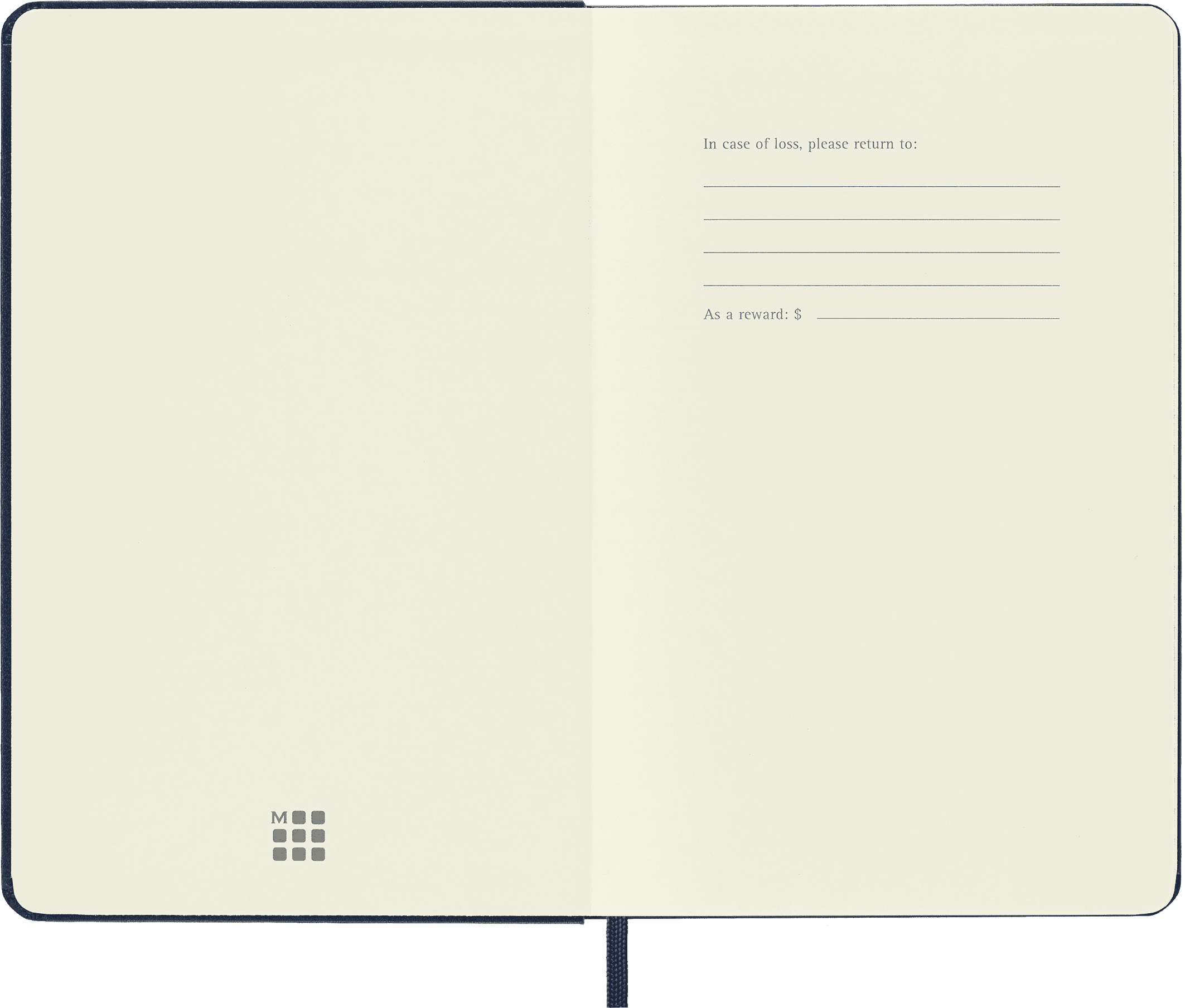 Moleskine Classic Notebook, Hard Cover, Medium (4.5" x 7"), Ruled, Sapphire Blue