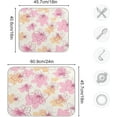 thumbnail image 3 of GZHJMY Flower Blossom Dish Drying Mat for Kitchen Counter,Super Quick Absorbent Composite Sponge Dish Drying Pad,Heat Resistant Non-Slip Rack Tableware Mat (18x24Inch)for Dishes Coffee Machine Dish, 3 of 7