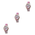 thumbnail image 1 of Minnieouse Fashion Wrist Watch Wear-resistant Printing Watches Wristwatch Pointer Clock Needle Lightweight Buckle Causal with Type1, 1 of 6
