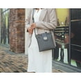 thumbnail image 5 of MKF Collection Women's Marietta M Signature Crossbody Handbag by Mia K. - Black, 5 of 7