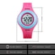 thumbnail image 5 of Niños Reloj digital Cronómetro Niños Impermeable Dial redondo Reloj de pulsera con alarma deportiva Retroiluminación LED Inevent EL4552-04, 5 of 7