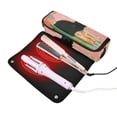 thumbnail image 3 of Hair Tool Organizer Bag with Heat Resistant Mat Removable Travel Storage Case for Hot Air Brushes Curling Irons Black Cat and Goldfish Bowl, 3 of 8