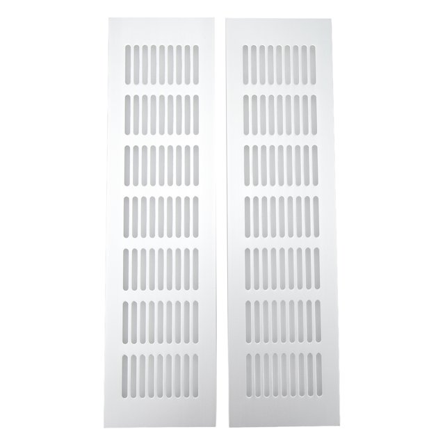Air Vent Grille Aluminum Alloy Silver Heat Dissipation Ventilation Cover for Closet RV