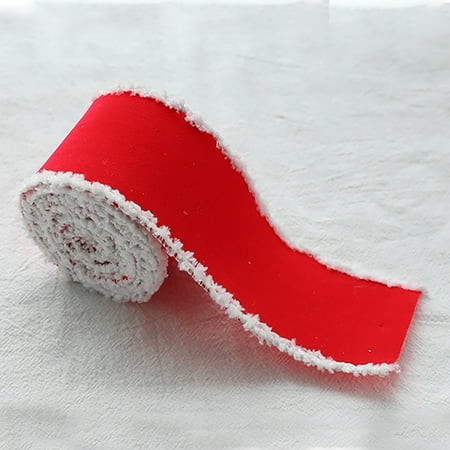 

Christmas White Velvet Edge Webbing Wrapping Ribbon Decoration 2 Event Planner Organizer Party Party Decorations for Girls Party Flags for Adults Party Dress for Women Sexy Club Divorce Party